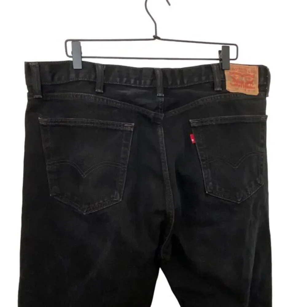Levi's‎ 505 Jeans Mens Size W40 L 34 Black Straight Relaxed Fit 32
